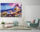 Painting by Numbers Mountains in Norway